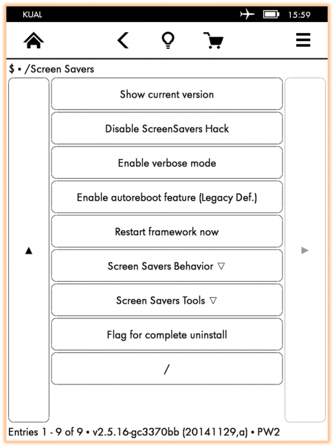 Screen Savers Behavior