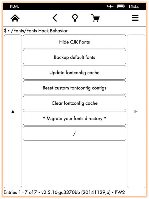 Migrate your fonts directory